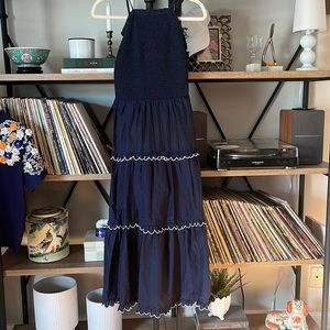 NWT Ann Taylor Scalloped Maxi Dress